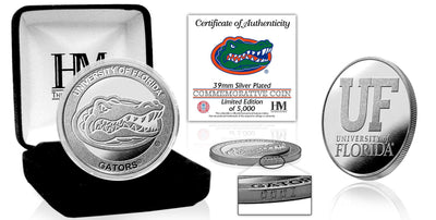 Highland Mint University of Florida Gators Silver Mint Coin - Limited Edition /5,000