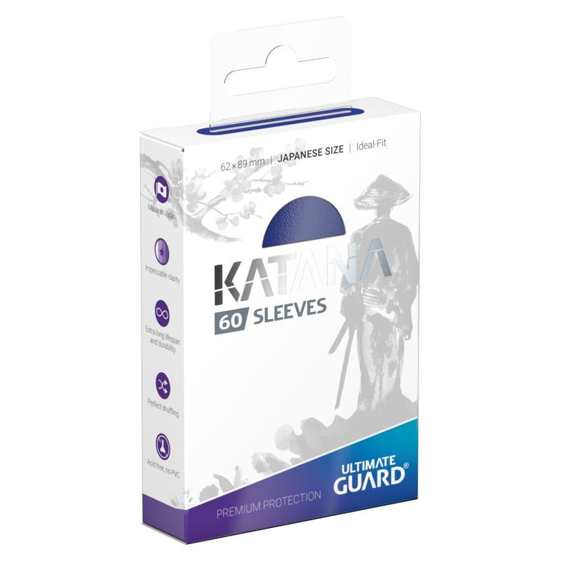Ultimate Guard Katana Card Sleeves Japanese Size (60 Count) - Blue