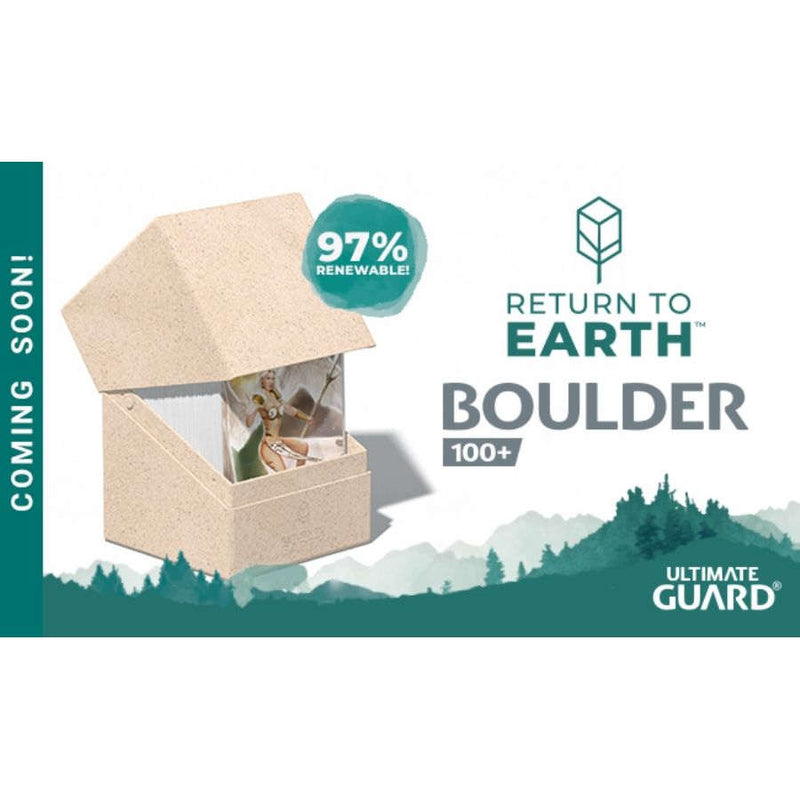 Ultimate Guard Return to Earth Boulder 100+ Deck Case - Natural