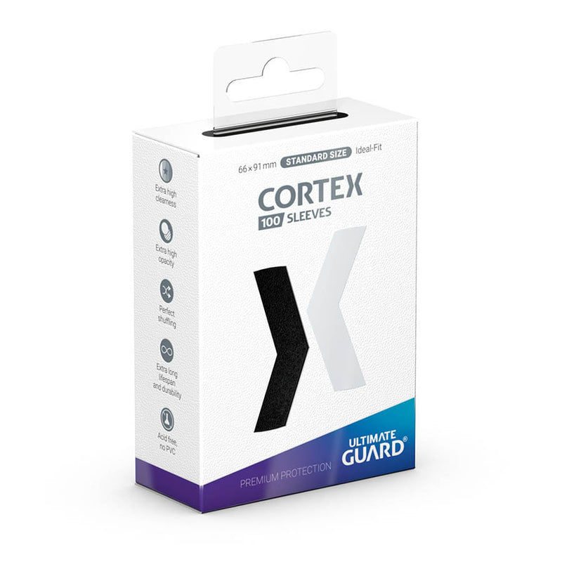 Ultimate Guard Cortex Matte Sleeves (100 Count) - Black