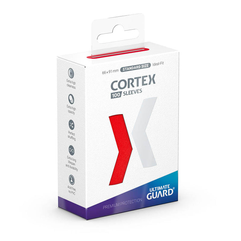 Ultimate Guard Cortex Sleeves - Standard Size Matte Red (100 Count)