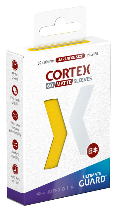 Ultimate Guard Cortex Japanese Size Matte Sleeves Yellow (60)