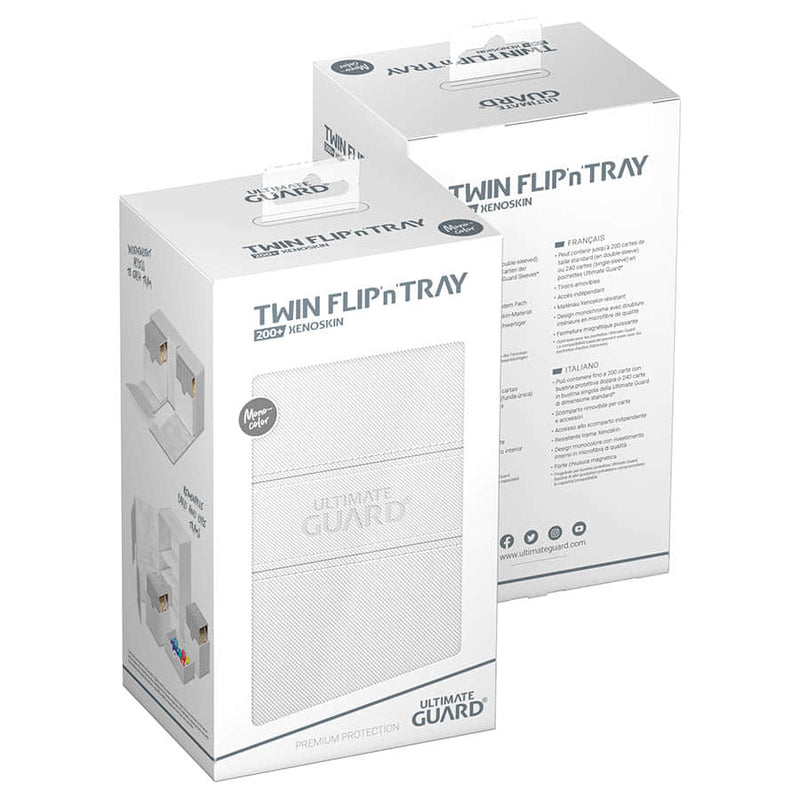 Ultimate Guard Twin Flip'n'Tray 200+ Deck Case - White