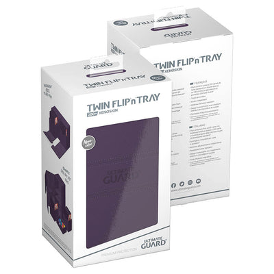 Ultimate Guard Twin Flip'n'Tray 200+ Xenoskin Deck Case - Purple