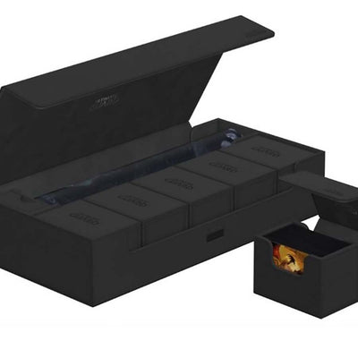 Ultimate Guard Superhive 550+ XenoSkin Deck Box - Monocolor Black