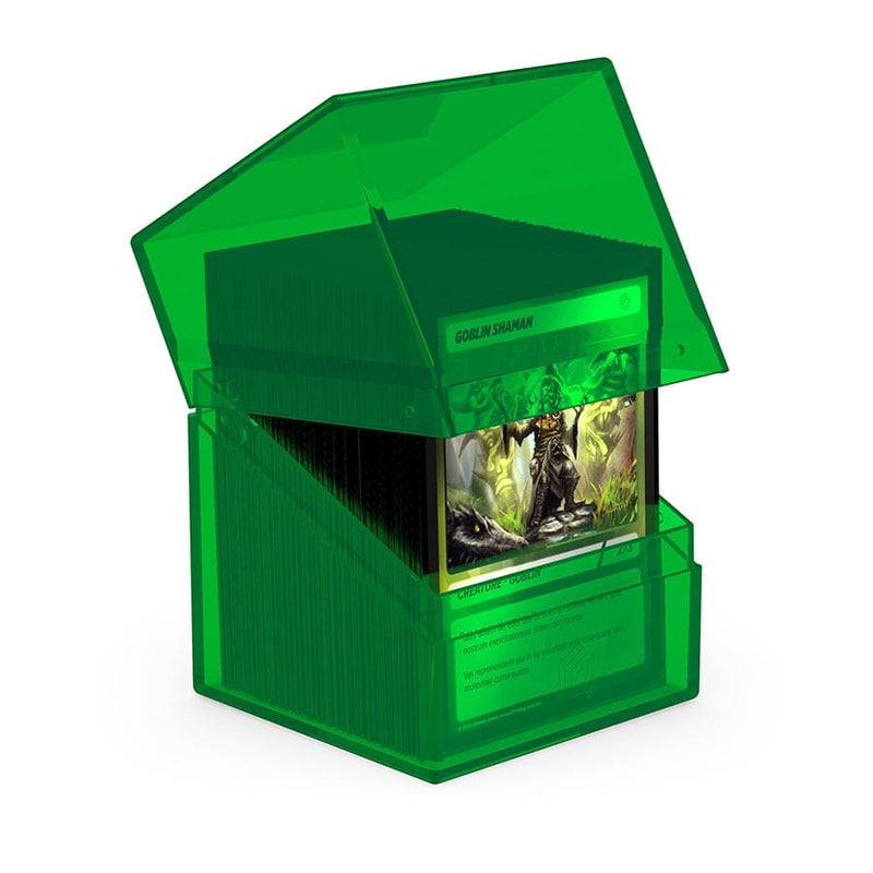 Ultimate Guard Boulder 100+ Clear Deck Case - Emerald