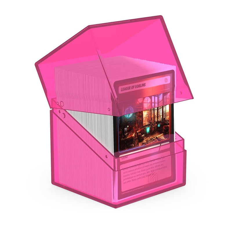 Ultimate Guard Boulder 100+ Clear Deck Box - Rhodonite
