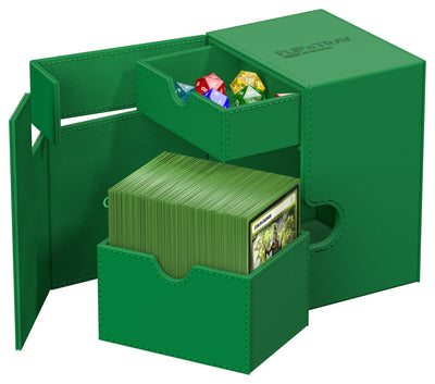 Ultimate Guard Flip'n'Tray 133+ Xenoskin Deck Box Green