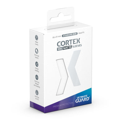Ultimate Guard Cortex Sleeves Matte Standard Size (100) White
