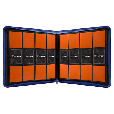 Ultra PRO Vivid Blue 12-Pocket Zippered PRO-Binder Album