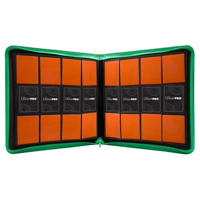 Ultra PRO 12-Pocket Zippered PRO-Binder Green