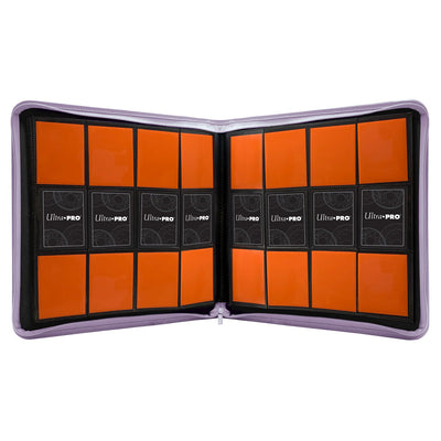 Ultra PRO Vivid Purple 12-Pocket Zippered PRO-Binder Album