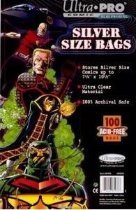 Ultra PRO Silver Age Size Comic Bags 100ct