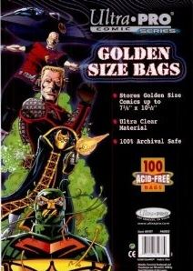 Ultra PRO Golden Age Size Comic Bags 100ct
