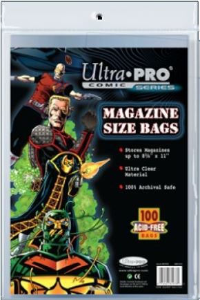 Ultra PRO Magazine Size Comic Bags 100ct