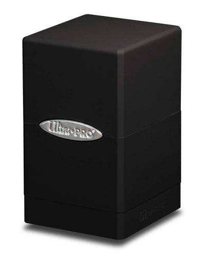 Ultra PRO Satin Tower Deck Box Black Version 2