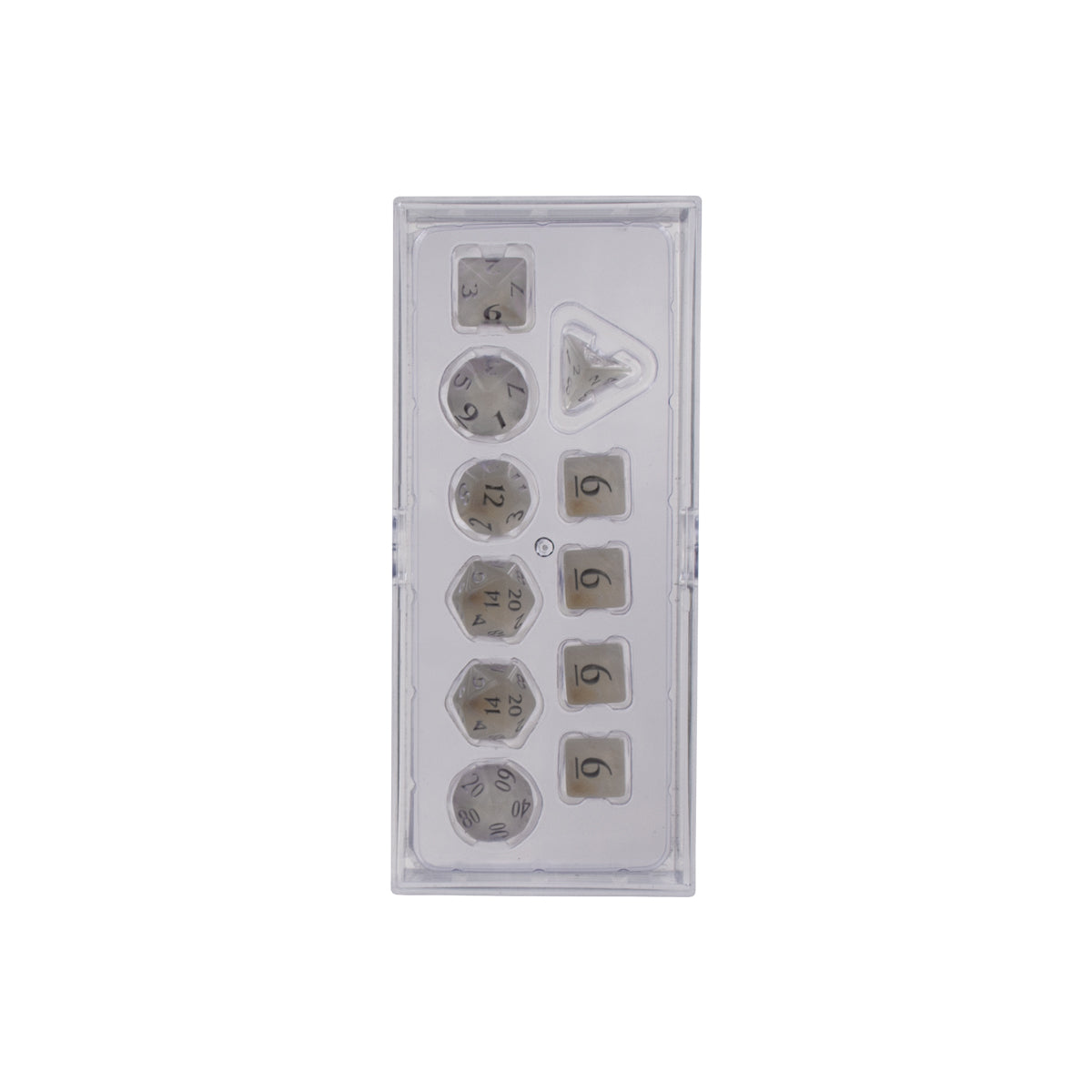 Ultra Pro: 11CT Eclipse - Arctic White Polyhedral Dice Set