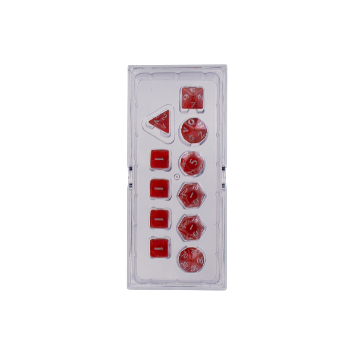 Ultra Pro: 11CT Eclipse - Apple Red Polyhedral Dice Set