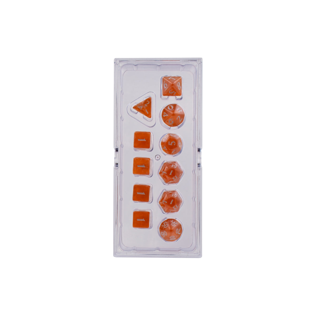 Ultra Pro: 11CT Eclipse - Pumpkin Orange Polyhedral Dice Set