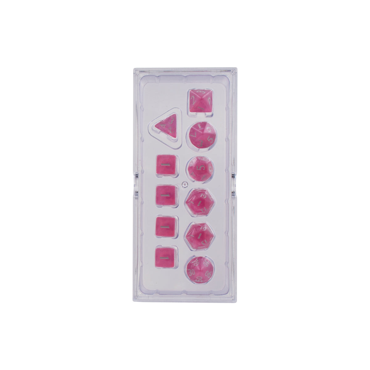 Ultra Pro: 11CT Eclipse - Hot Pink Polyhedral Dice Set