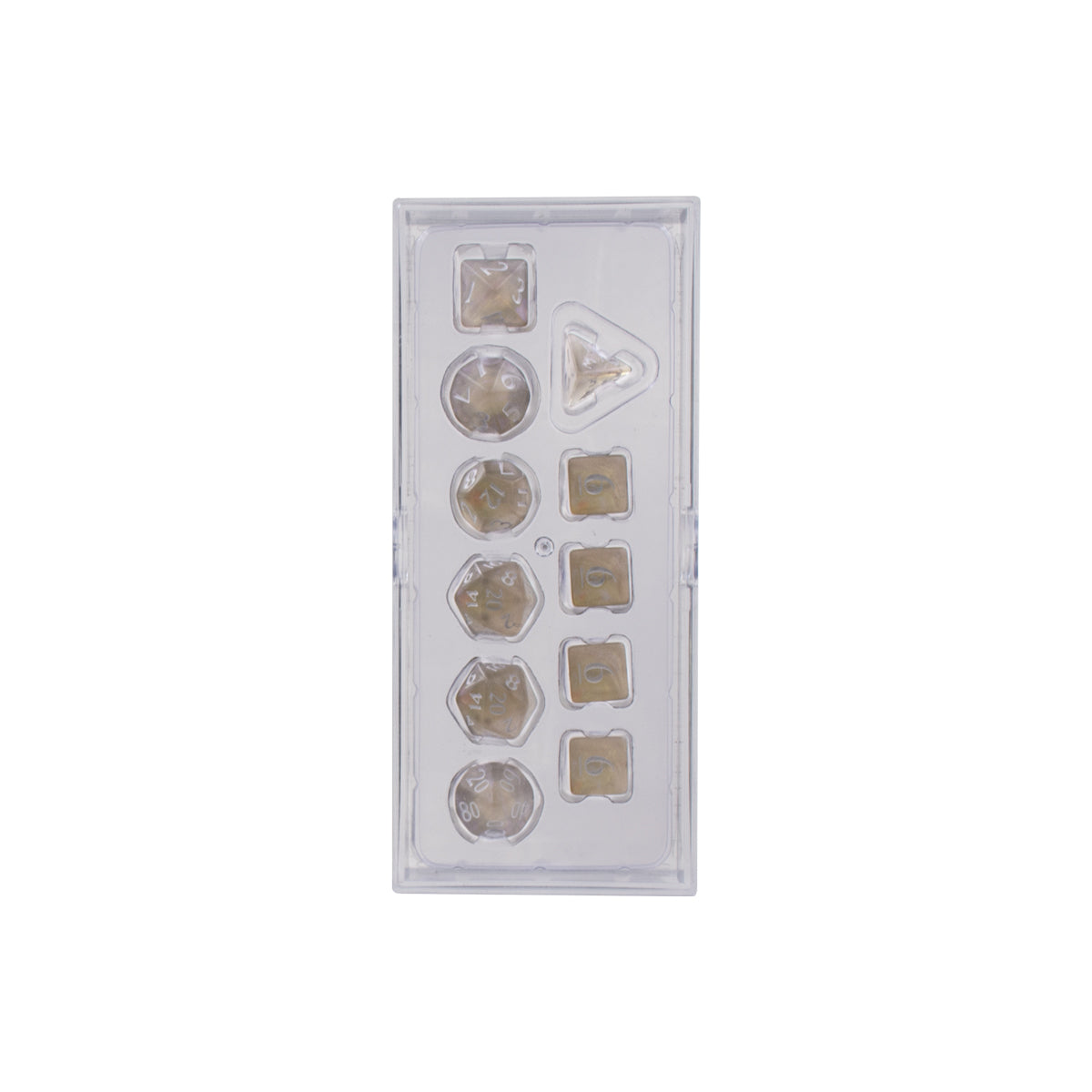 Ultra Pro: 11CT Eclipse - Smoke Grey Polyhedral Dice Set