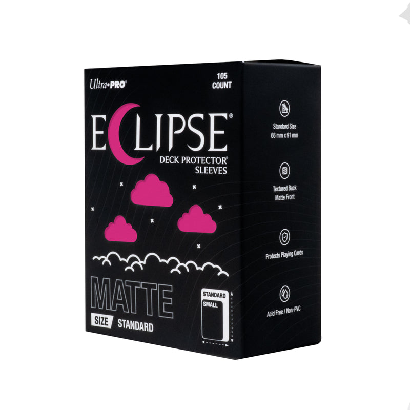 Ultra PRO Eclipse Matte Standard Deck Protector Sleeves Hot Pink 105ct