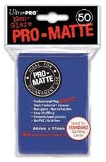 Ultra Pro Sleeves: Standard Pro-Matte - Non-Glare Blue 50CT