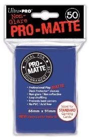 Ultra Pro Sleeves: Standard Pro-Matte - Non-Glare Blue 50CT