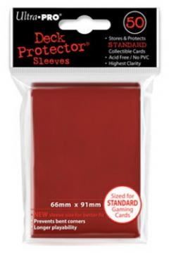 Ultra Pro Sleeves: Standard - Red 50CT
