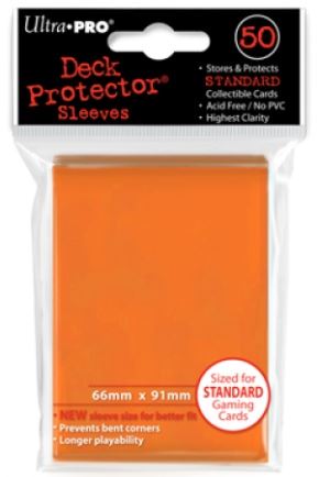 Ultra Pro Sleeves: Standard - Orange 50CT