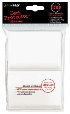 Ultra Pro Sleeves: Standard - White 100CT