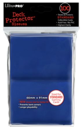 Ultra Pro Sleeves: Standard - Blue 100CT