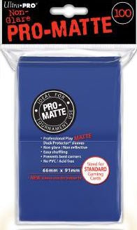 Ultra Pro Sleeves: Standard Pro-Matte - Blue 100CT