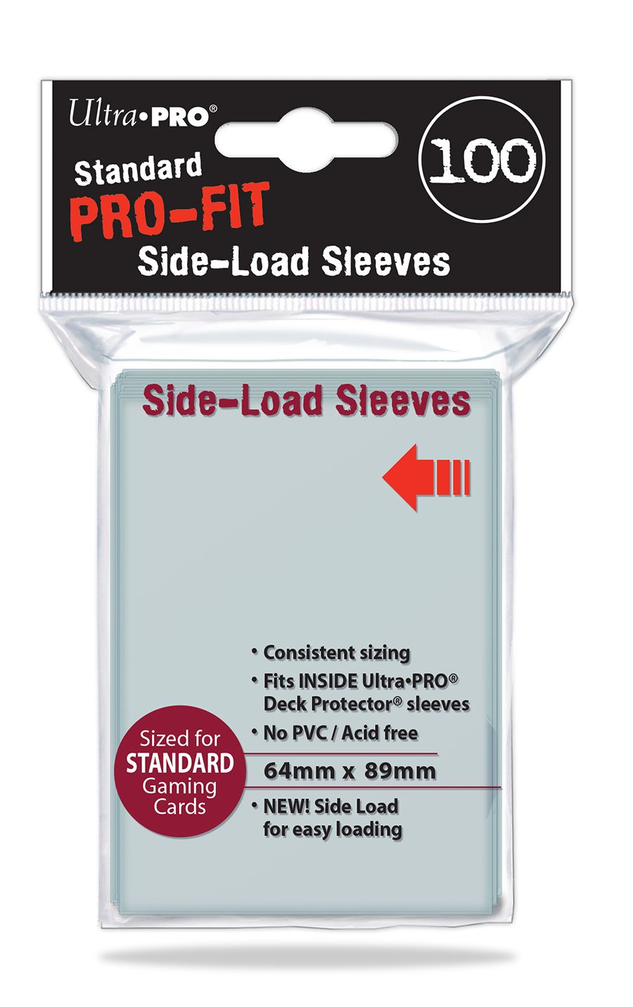 Ultra Pro Sleeves: Standard Pro-Fit - Side Load 100CT