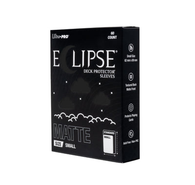 Ultra PRO Eclipse Matte Small Deck Protector Sleeves Jet Black 60ct