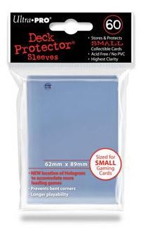 Ultra Pro Sleeves: Japanese - Small Clear 60CT