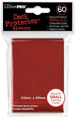 Ultra Pro Sleeves: Japanese - Small Red 60CT