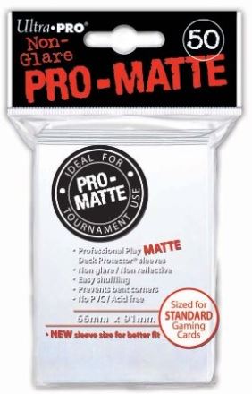 Ultra Pro Sleeves: Japanese Pro-Matte - Small Black 60CT