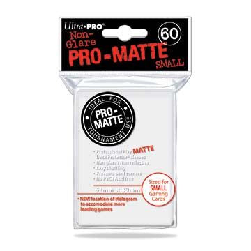 Ultra Pro Sleeves: Japanese Pro-Matte - Small White 60CT
