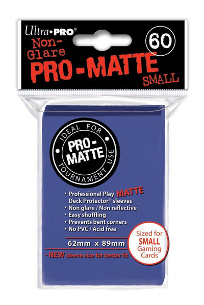 Ultra PRO PRO-Matte Small Deck Protector Sleeves Blue (60ct)