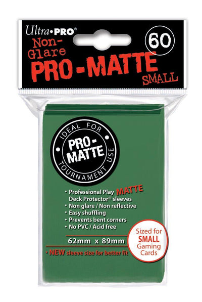 Ultra PRO PRO-Matte Small Deck Protector Sleeves Green 60ct