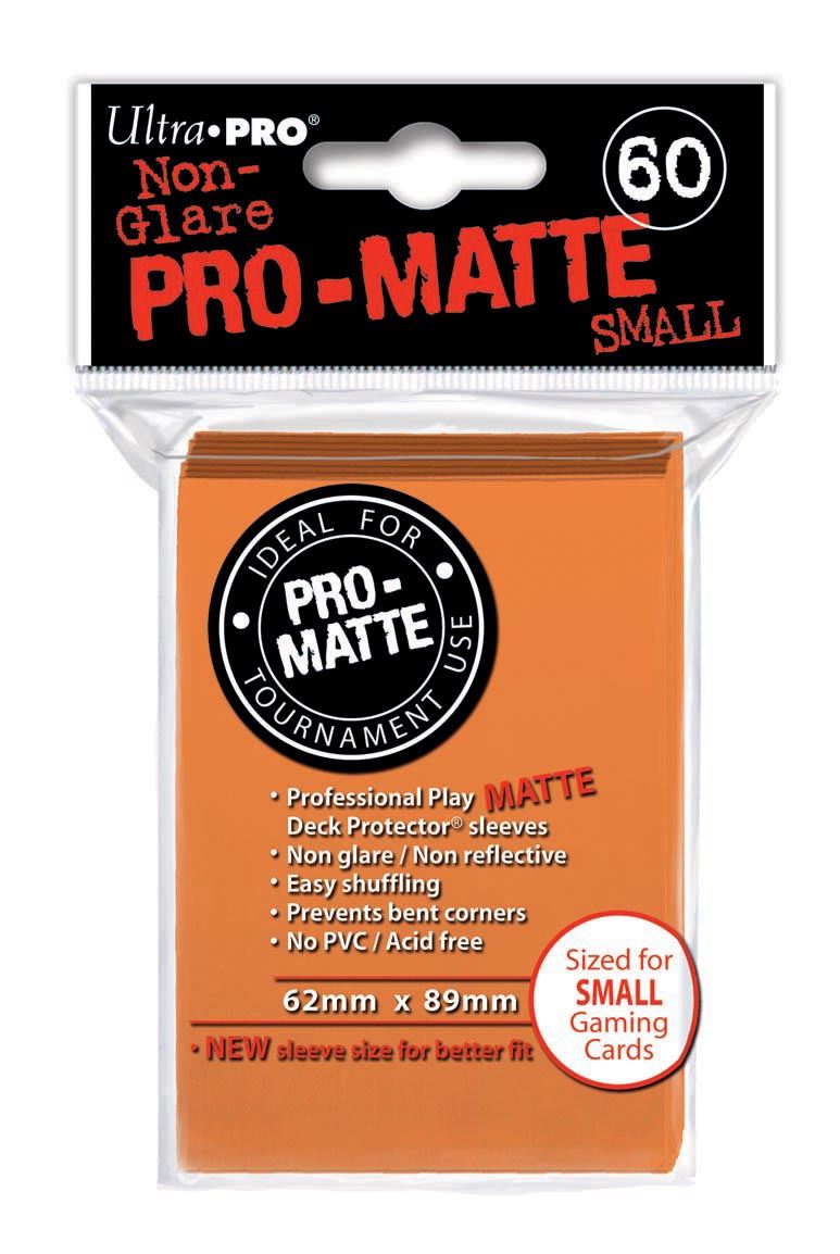 Ultra Pro Sleeves: Japanese Pro-Matte - Small Orange 60CT