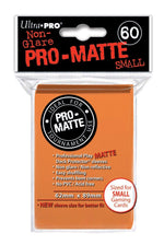 Ultra Pro Sleeves: Japanese Pro-Matte - Small Orange 60CT