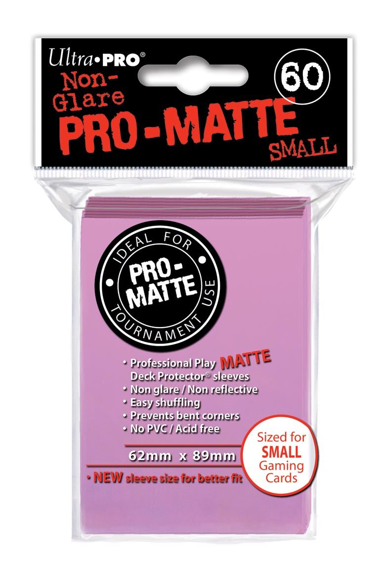 Ultra Pro Sleeves: Japanese Pro-Matte - Small Pink 60CT