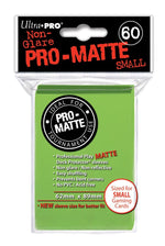 Ultra Pro Sleeves: Japanese Pro-Matte - Small Lime Green 60CT