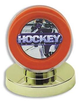 Ultra PRO Hockey Puck Gold Base Display Holder