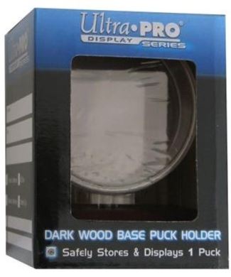 Ultra Pro Display: Puck Holder - Dark Wood