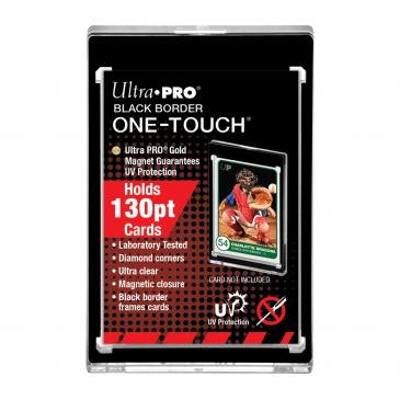 Ultra Pro: 130PT UV One-Touch Magnetic - Black Border