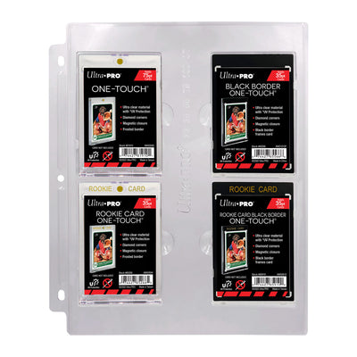 Ultra PRO 4-Pocket Page for 23PT-100PT ONE-TOUCH Displays 1 Count