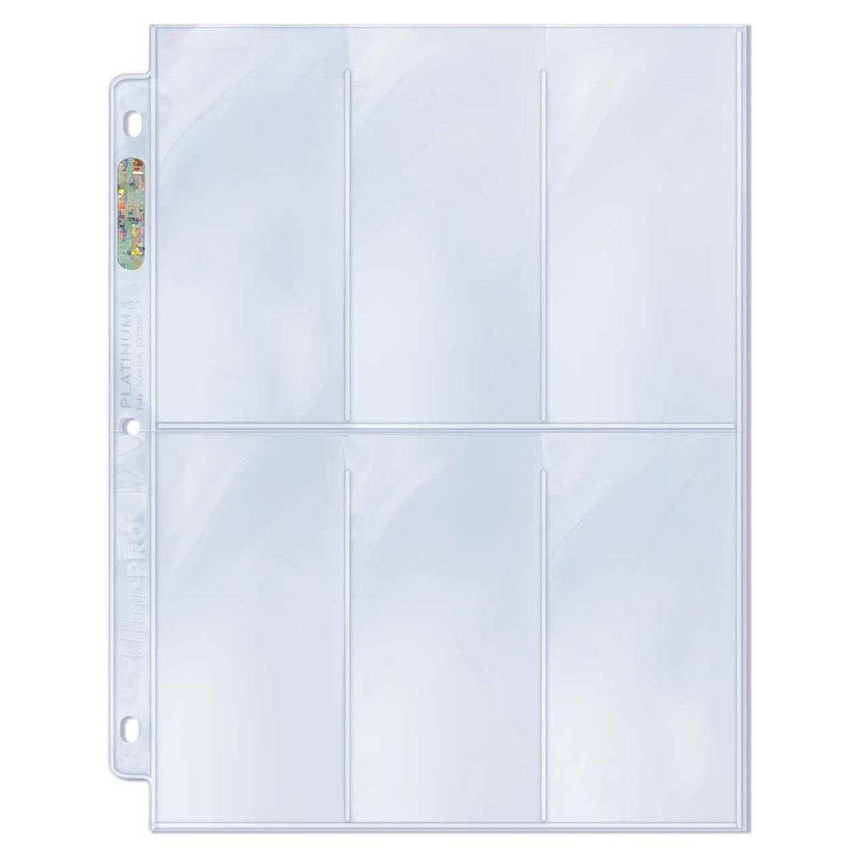 Ultra Pro: 6-Pocket 2.5 x 5.25-Inch Platinum Pages 100CT